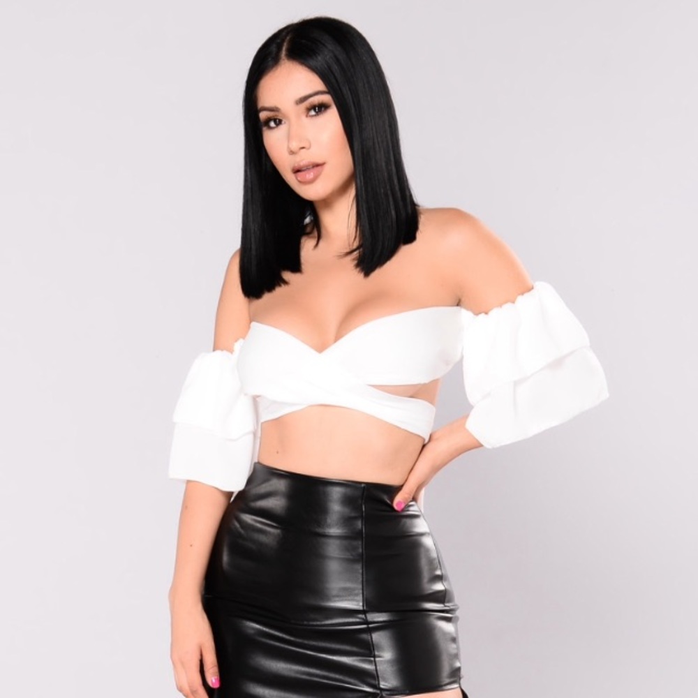 Sara May Off Should Top - Off White